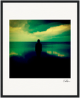 Emerald Storms Framed print 13x18 cm / 5x7″ White frame 48