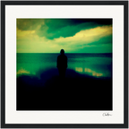 Emerald Storms Framed print 13x18 cm / 5x7″ White frame 45