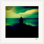 Emerald Storms Framed print 13x18 cm / 5x7″ White frame 14