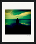 Emerald Storms Framed print 13x18 cm / 5x7″ White frame 43