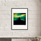 Emerald Storms Framed print 13x18 cm / 5x7″ White frame 2