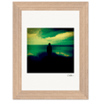 Emerald Storms Framed print 13x18 cm / 5x7″ Wood frame 18