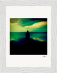 Emerald Storms Framed print 15x20 cm / 6x8″ White frame 7