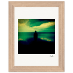 Emerald Storms Framed print 15x20 cm / 6x8″ Wood frame 19