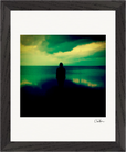 Emerald Storms Framed print 20x25 cm / 8x10″ Black frame 31