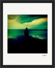 Emerald Storms Framed print 20x25 cm / 8x10″ Black frame 43