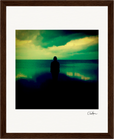 Emerald Storms Framed print 20x25 cm / 8x10″ Dark wood frame 31