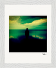 Emerald Storms Framed print 20x25 cm / 8x10″ White frame 8