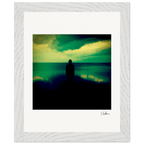 Emerald Storms Framed print 20x25 cm / 8x10″ White frame 8