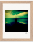 Emerald Storms Framed print 20x25 cm / 8x10″ Wood frame 27