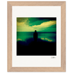 Emerald Storms Framed print 20x25 cm / 8x10″ Wood frame 27