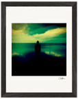 Emerald Storms Framed print 27x35 cm / 11x14″ Black frame 33