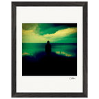 Emerald Storms Framed print 27x35 cm / 11x14″ Black frame 33