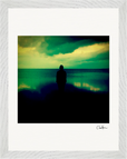 Emerald Storms Framed print 27x35 cm / 11x14″ White frame 9