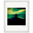 Emerald Storms Framed print 27x35 cm / 11x14″ White frame 9