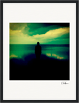 Emerald Storms Framed print 30x40 cm / 12x16″ Black frame 46