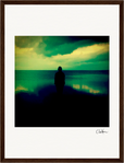 Emerald Storms Framed print 30x40 cm / 12x16″ Dark wood frame 34