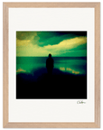 Emerald Storms Framed print 30x40 cm / 12x16″ Wood frame 20