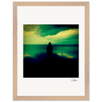 Emerald Storms Framed print 30x40 cm / 12x16″ Wood frame 20