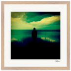 Emerald Storms Framed print 40x40 cm / 16x16″ Wood frame 25