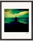 Emerald Storms Framed print 40x50 cm / 16x20″ Black frame 36