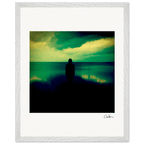 Emerald Storms Framed print 40x50 cm / 16x20″ White frame 5