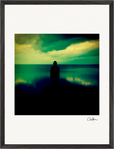 Emerald Storms Framed print 45x60 cm / 18x24″ Black frame 35