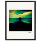 Emerald Storms Framed print 45x60 cm / 18x24″ Black frame 35