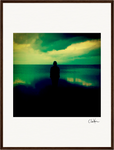 Emerald Storms Framed print 45x60 cm / 18x24″ Dark wood frame 37