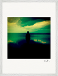 Emerald Storms Framed print 45x60 cm / 18x24″ White frame 10