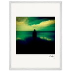 Emerald Storms Framed print 45x60 cm / 18x24″ White frame 10