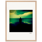 Emerald Storms Framed print 45x60 cm / 18x24″ Wood frame 28
