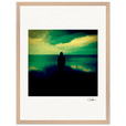 Emerald Storms Framed print 45x60 cm / 18x24″ Wood frame 28