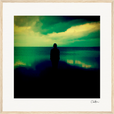 Emerald Storms Framed print 50x50 cm / 20x20″ Wood frame 26