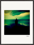 Emerald Storms Framed print 60x80 cm / 24x32″ Black frame 40