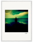 Emerald Storms Framed print 60x80 cm / 24x32″ White frame 13
