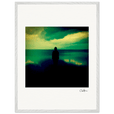Emerald Storms Framed print 60x80 cm / 24x32″ White frame 13