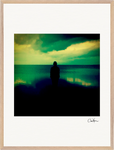 Emerald Storms Framed print 60x80 cm / 24x32″ Wood frame 22