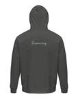Empowering Hoodie «Northern Soul »Grey Melange 55