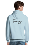 Energy - "In the Eye" Hoodie creamy blue XS 4