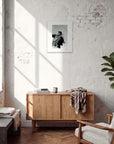 Everyday Hero Framed print 40x50 cm / 16x20″ White frame in interior
