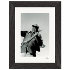 Everyday Hero Framed print 13x18 cm / 5x7″ Black frame 44
