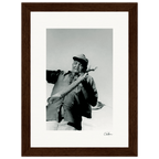 Everyday Hero Framed print 13x18 cm / 5x7″ Dark wood frame 47