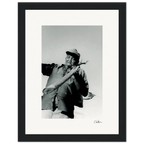 Everyday Hero Framed print 15x20 cm / 6x8″ Black frame 63
