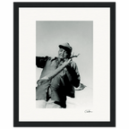Everyday Hero Framed print 20x25 cm / 8x10″ Black frame 64