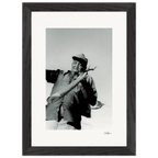 Everyday Hero Framed print 21x29.7 cm / 8x12" Black frame 56