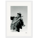 Everyday Hero Framed print 21x29.7 cm / 8x12" White frame 9