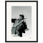Everyday Hero Framed print 27x35 cm / 11x14″ Black frame 73