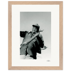 Everyday Hero Framed print 27x35 cm / 11x14″ Wood frame 33