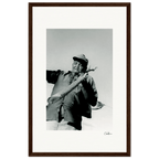 Everyday Hero Framed print 28x43 cm / XL (11x17″) Dark wood frame 42